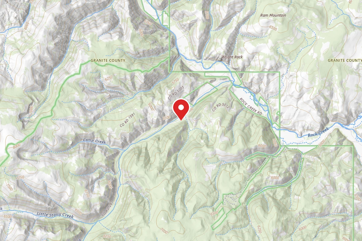 Beaverhead-Deerlodge Dispersed Campsite STONY CREEK RD-005E
