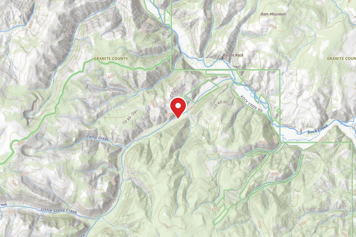 Beaverhead-Deerlodge Dispersed Campsite STONY CREEK RD-005F