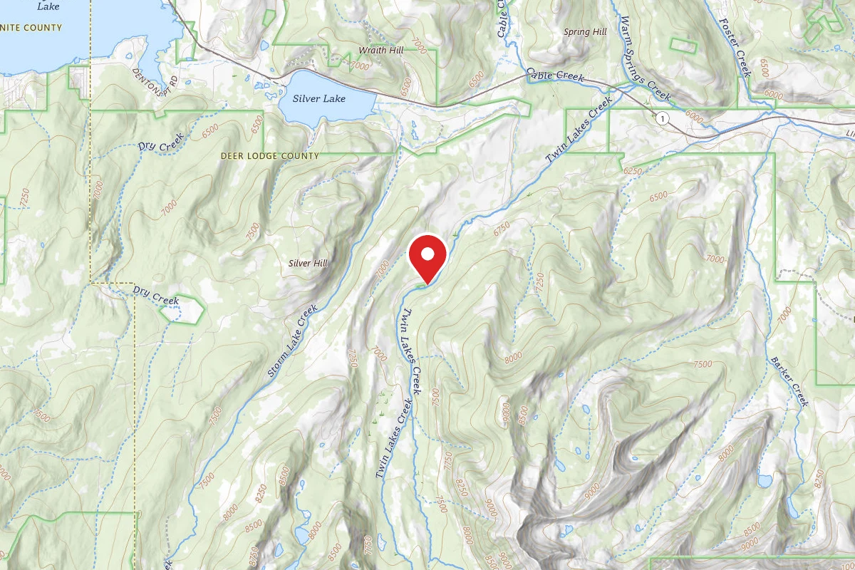 Beaverhead-Deerlodge Dispersed Campsite TWIN LAKES CREEK RD-003