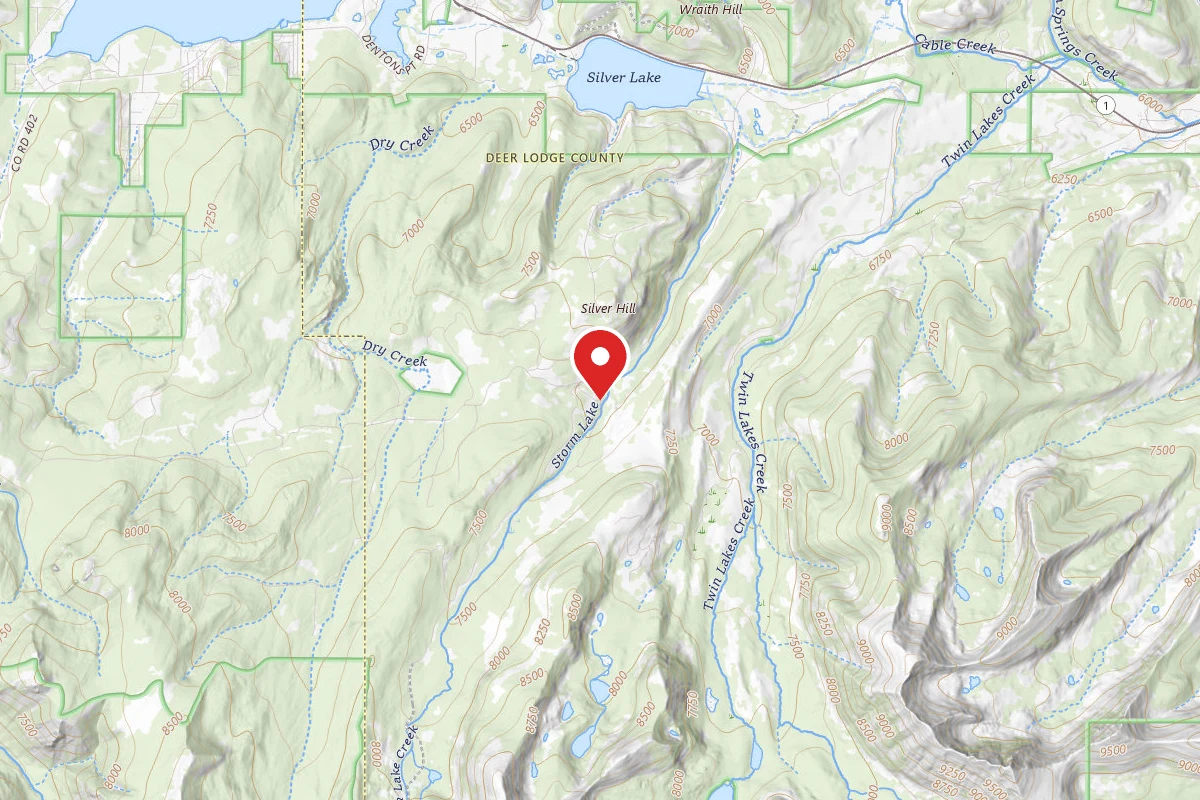 Beaverhead-Deerlodge Dispersed Campsite STORM LAKE RD-013A