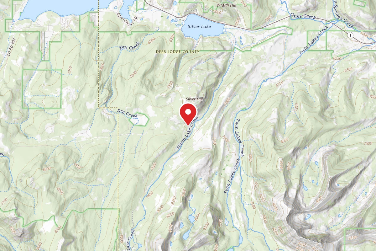 Beaverhead-Deerlodge Dispersed Campsite STORM LAKE RD-013B