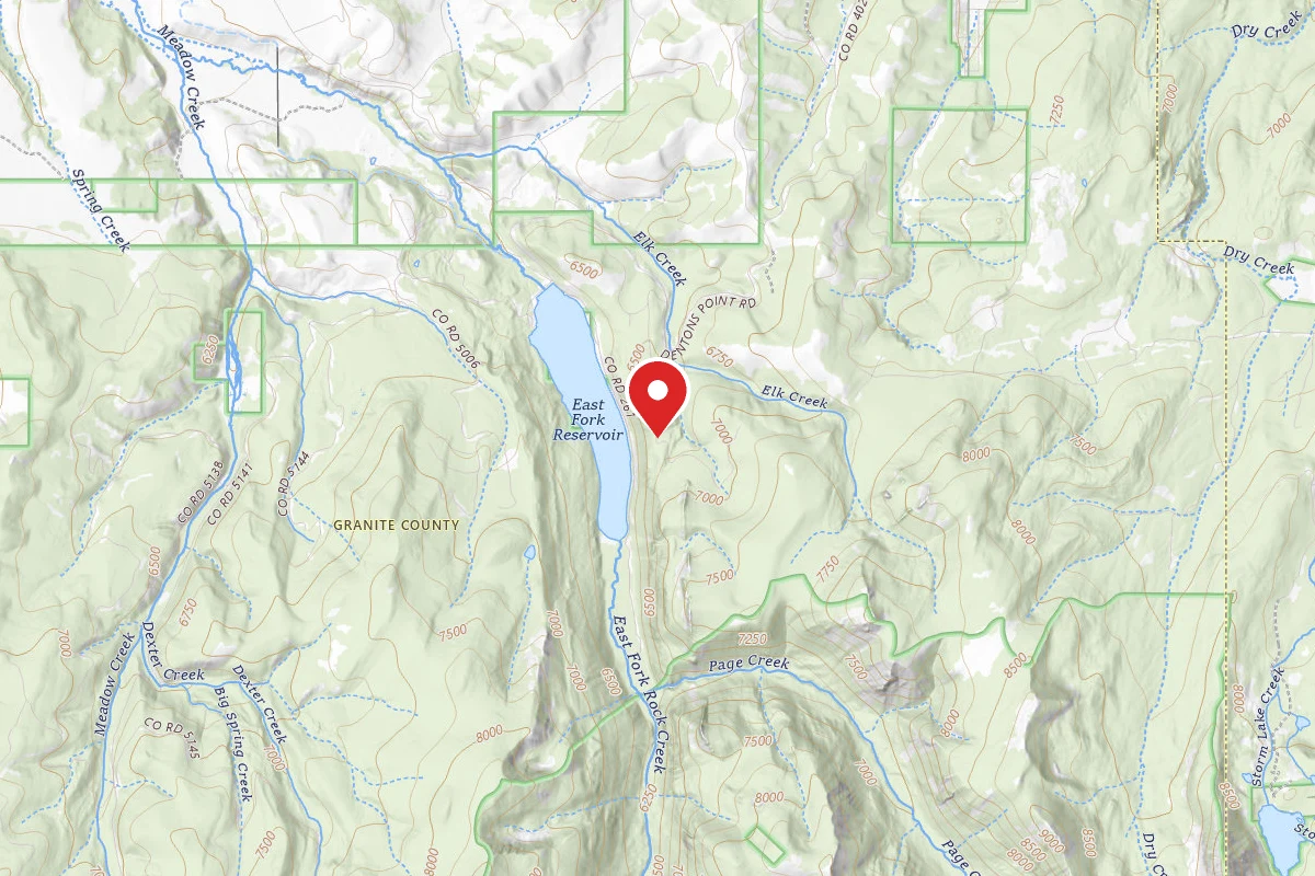 Beaverhead-Deerlodge Dispersed Campsite EAST FORK ROCK CR-001