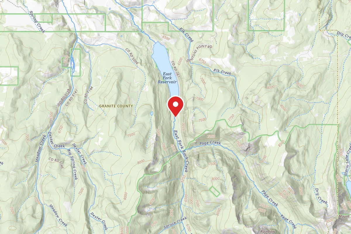 Beaverhead-Deerlodge Dispersed Campsite EAST FORK RESERVOIR RD-007