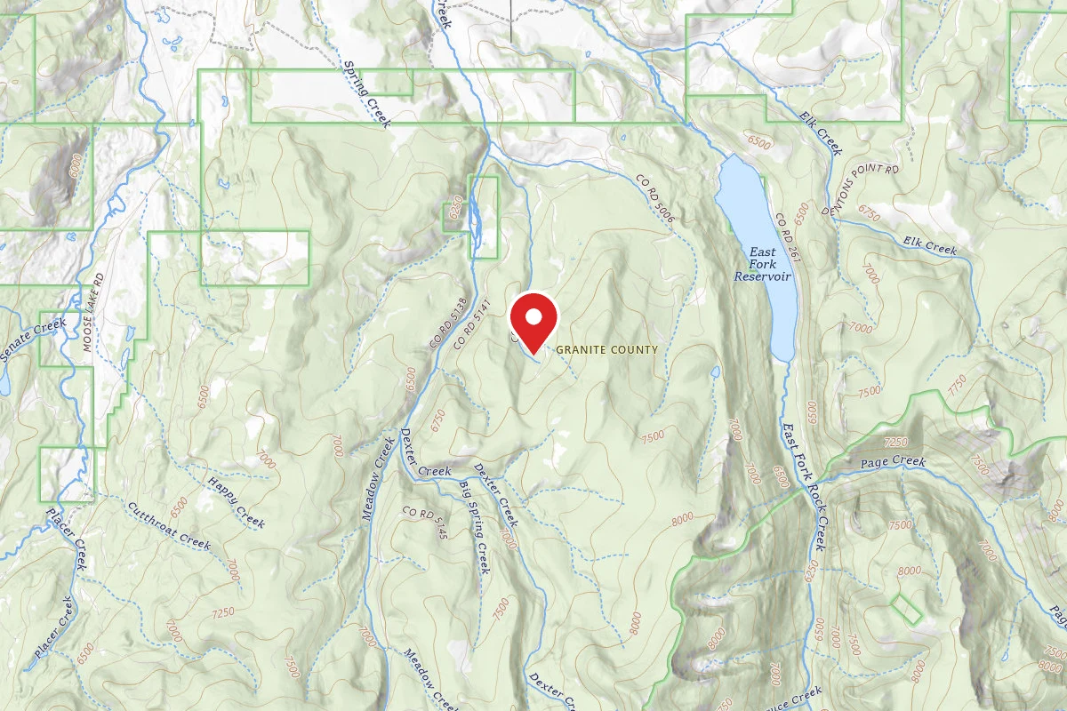 Beaverhead-Deerlodge Dispersed Campsite BLUE GROTTO SPRING CR RD-001