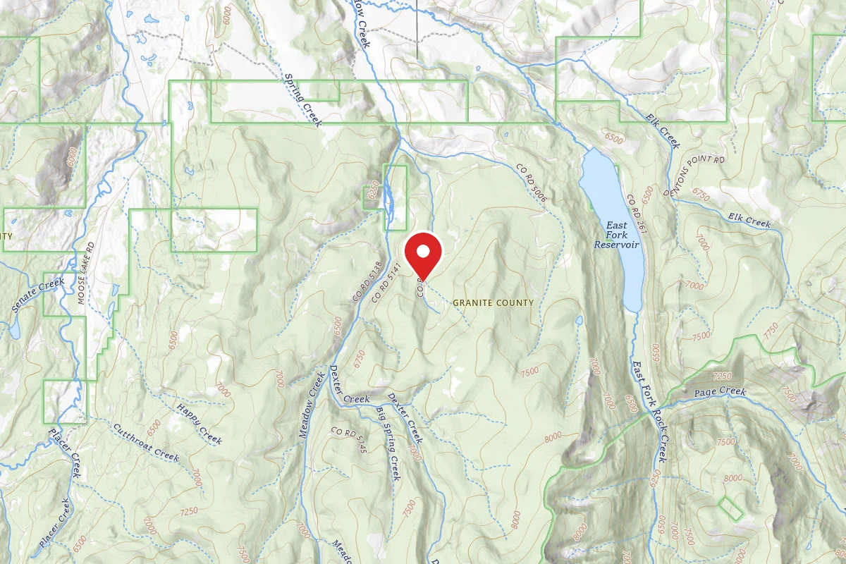 Beaverhead-Deerlodge Dispersed Campsite BLUE GROTTO SPRING CR RD-002