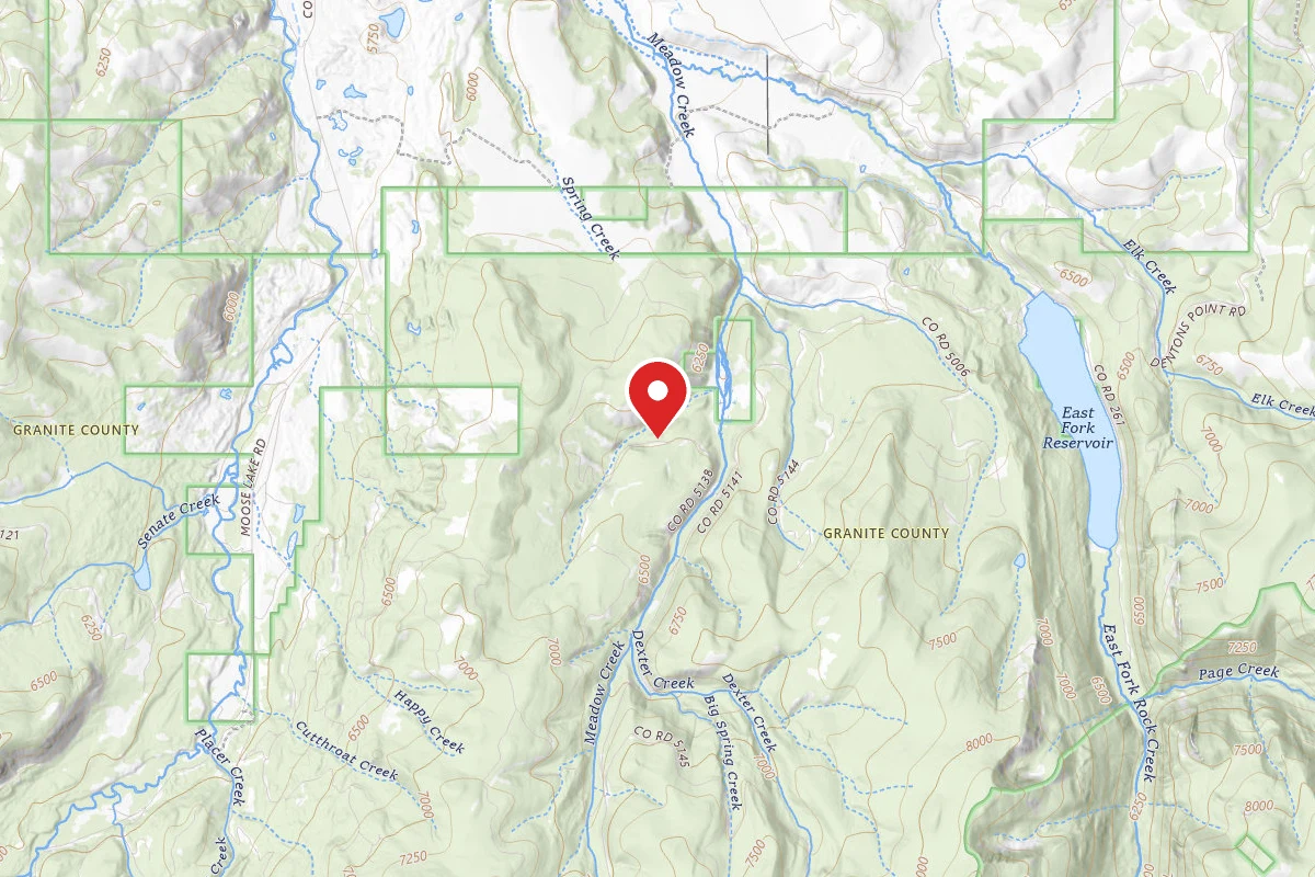 Beaverhead-Deerlodge Dispersed Campsite MEADOW CREEK RD-002