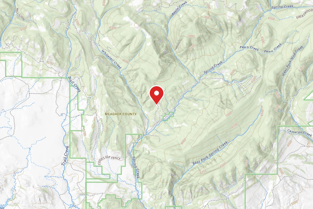 Helena-Lewis and Clark Dispersed Campsite OFF BASIN CREEK RD 6332-1