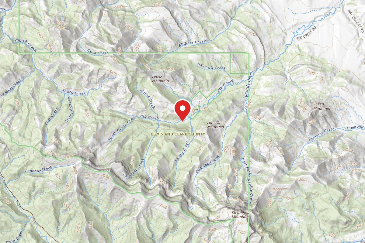 Helena-Lewis and Clark Dispersed Campsite ROAD 8974A-07