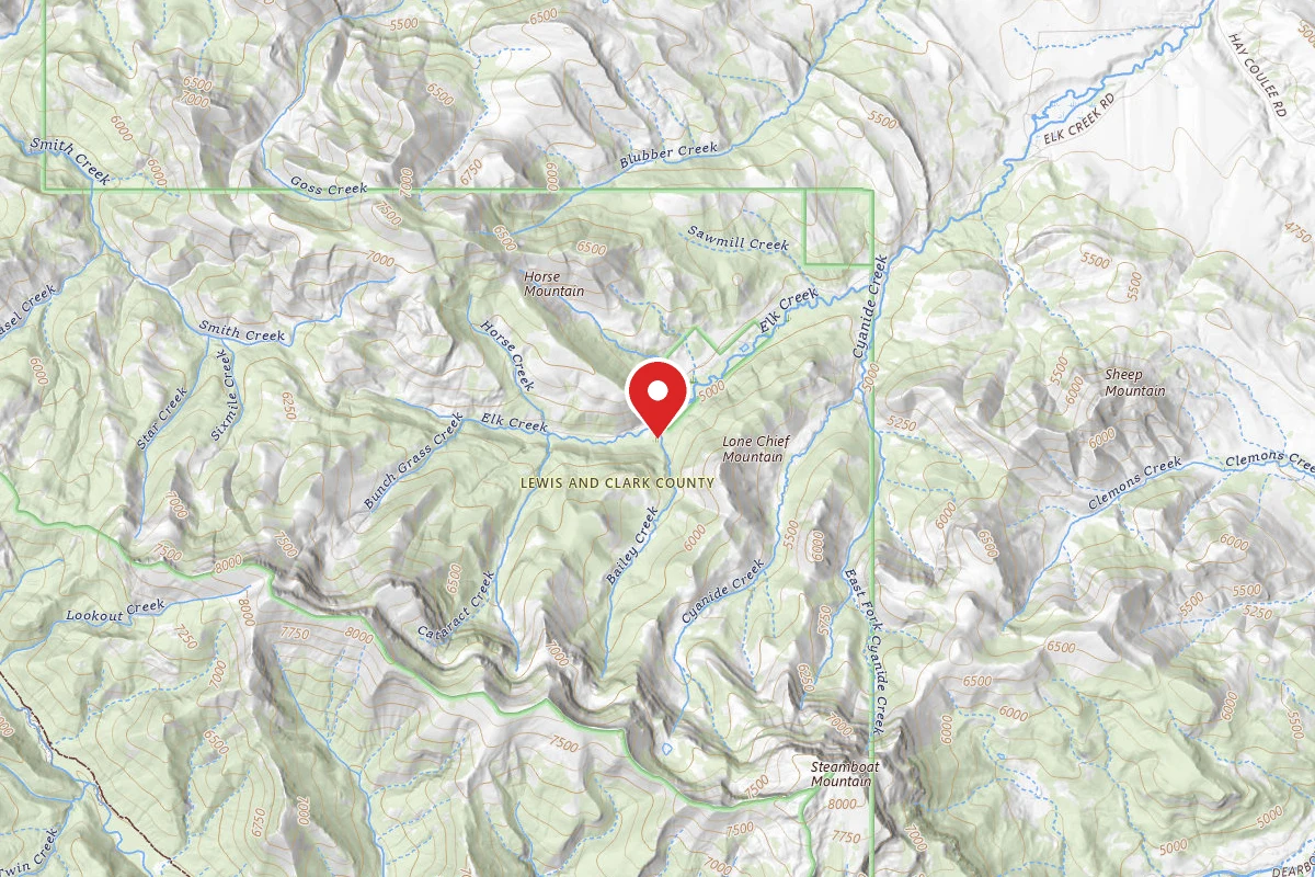 Helena-Lewis and Clark Dispersed Campsite ROAD 8974B-04