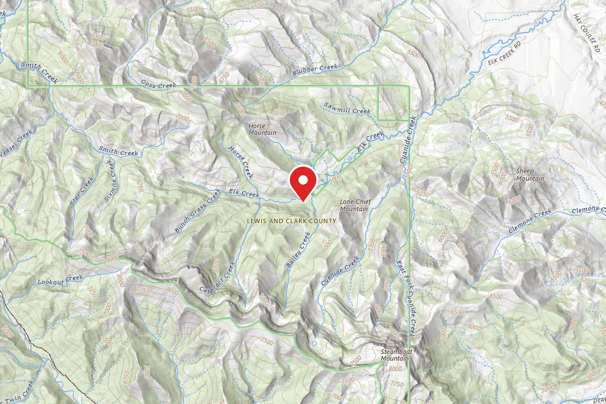 Helena-Lewis and Clark Dispersed Campsite ROAD 8974B-05