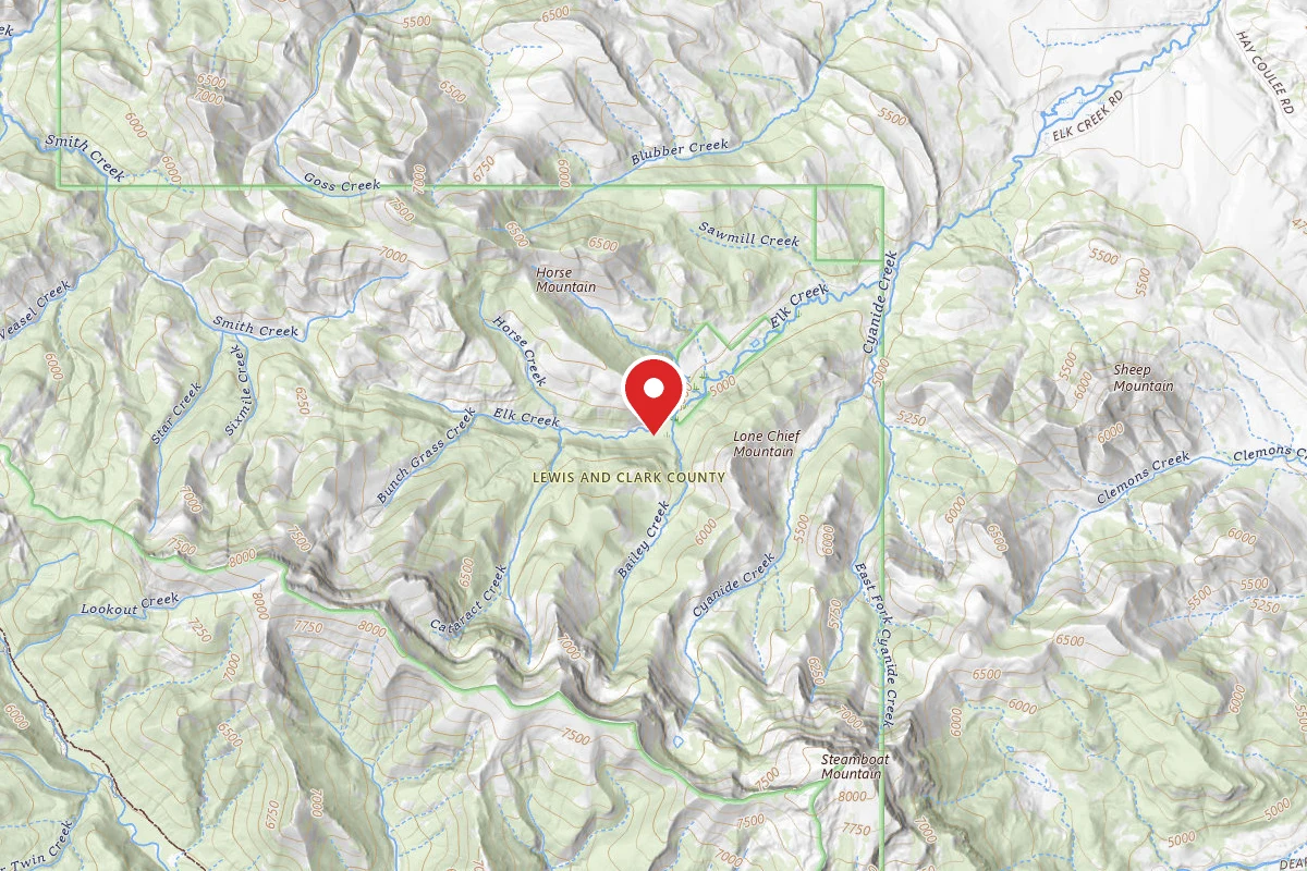Helena-Lewis and Clark Dispersed Campsite ROAD 8974B-07