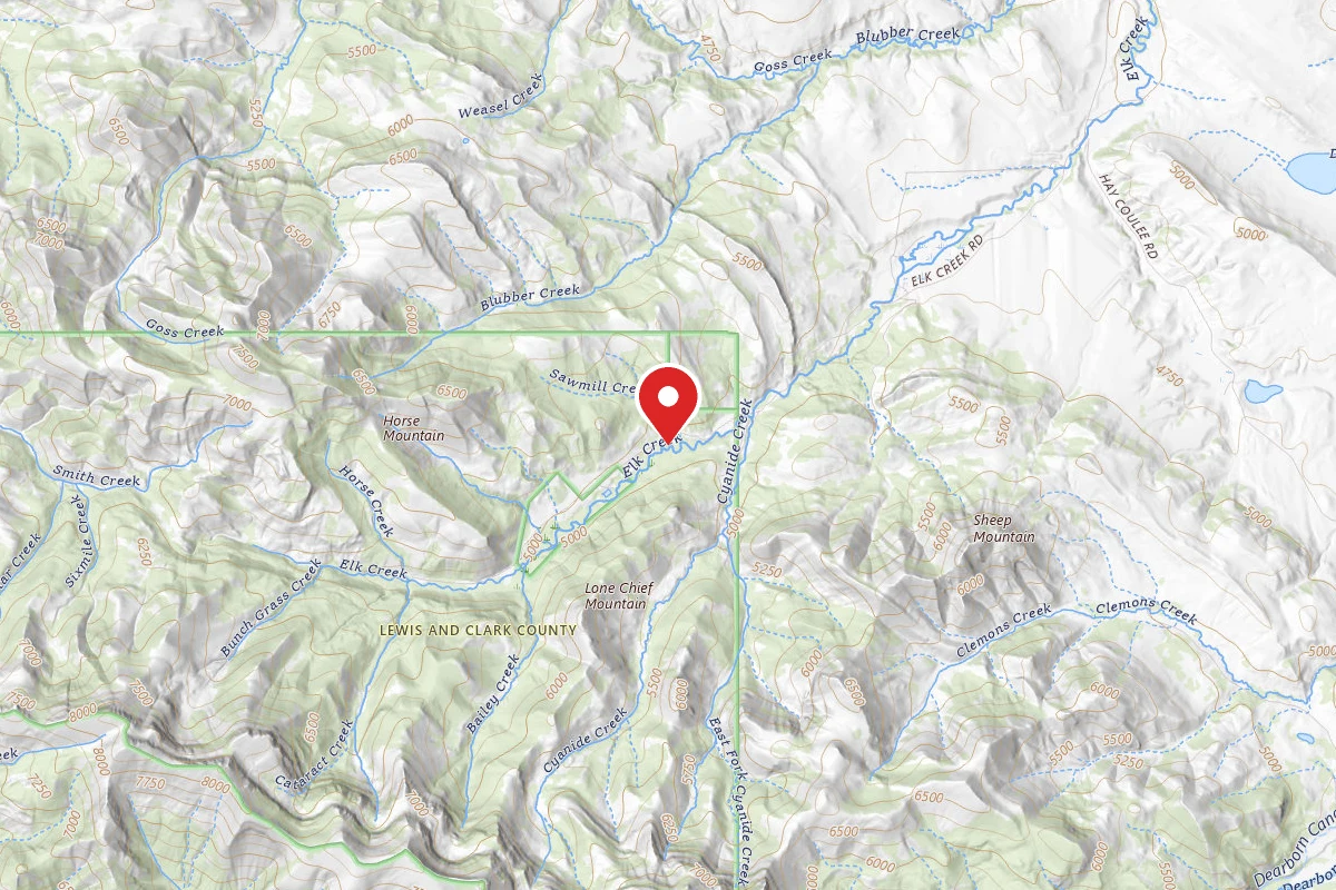 Helena-Lewis and Clark Dispersed Campsite ROAD 196C-02