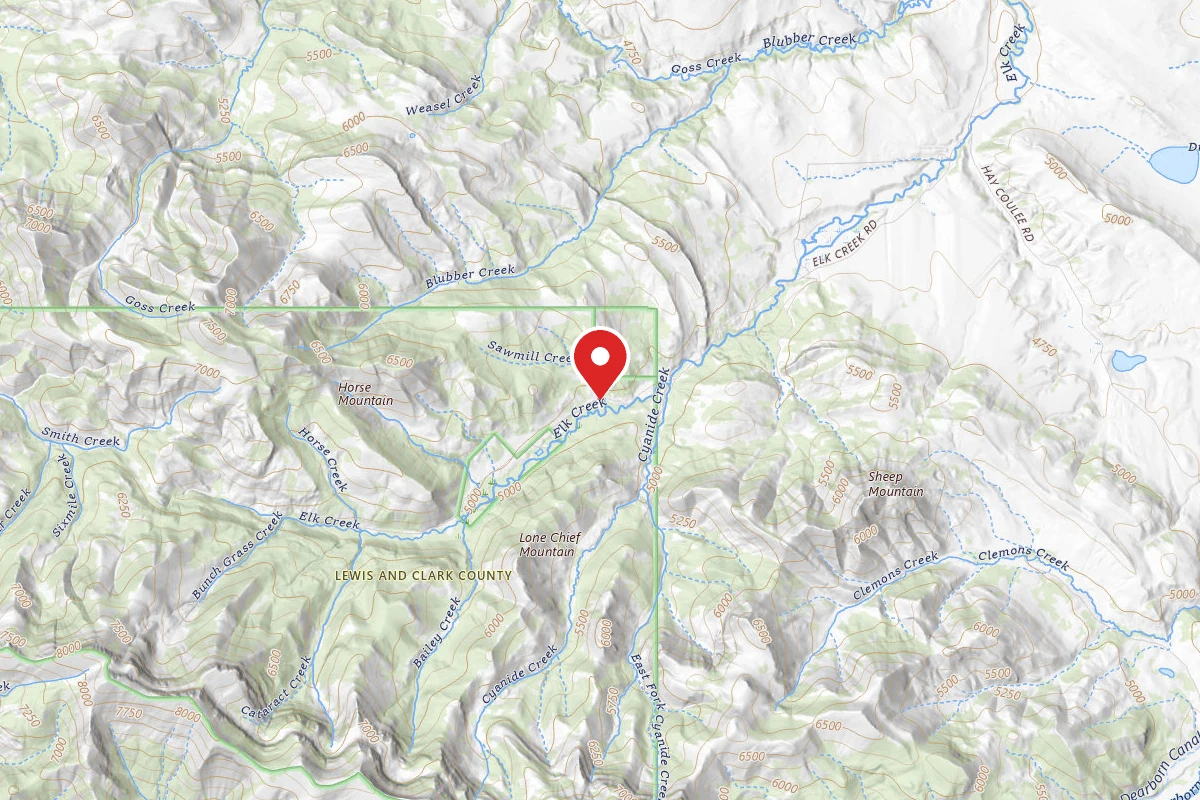 Helena-Lewis and Clark Dispersed Campsite ROAD 196C-03