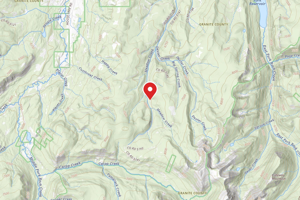 Beaverhead-Deerlodge Dispersed Campsite MEADOW CREEK RD-004
