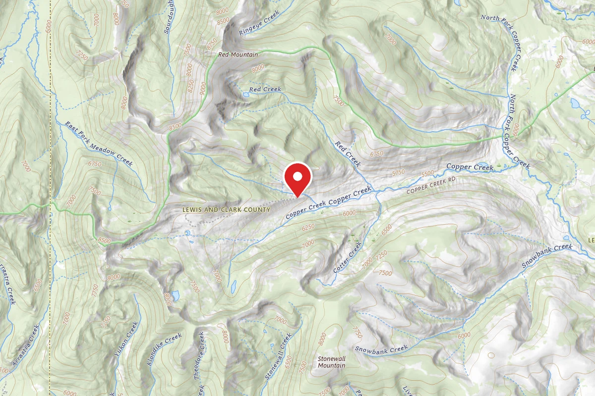 Helena-Lewis and Clark Dispersed Campsite COPPER CREEK RD 330-001A