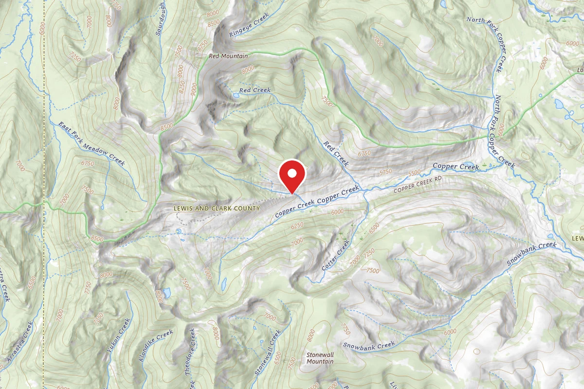 Helena-Lewis and Clark Dispersed Campsite COPPER CREEK RD 330-001B