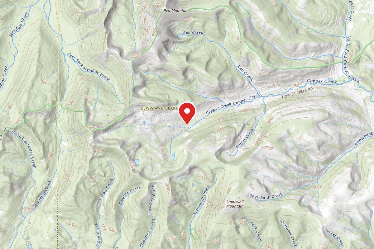Helena-Lewis and Clark Dispersed Campsite COPPER CREEK RD 330-001C