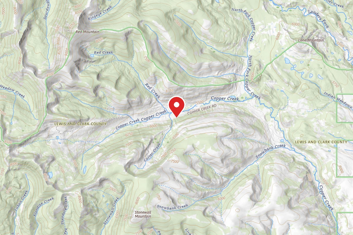 Helena-Lewis and Clark Dispersed Campsite COPPER CREEK RD 330-002A