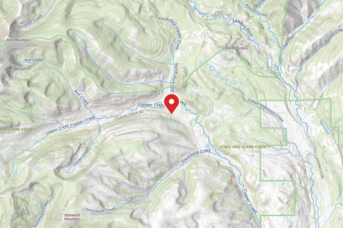 Helena-Lewis and Clark Dispersed Campsite COPPER CREEK RD 330-004C