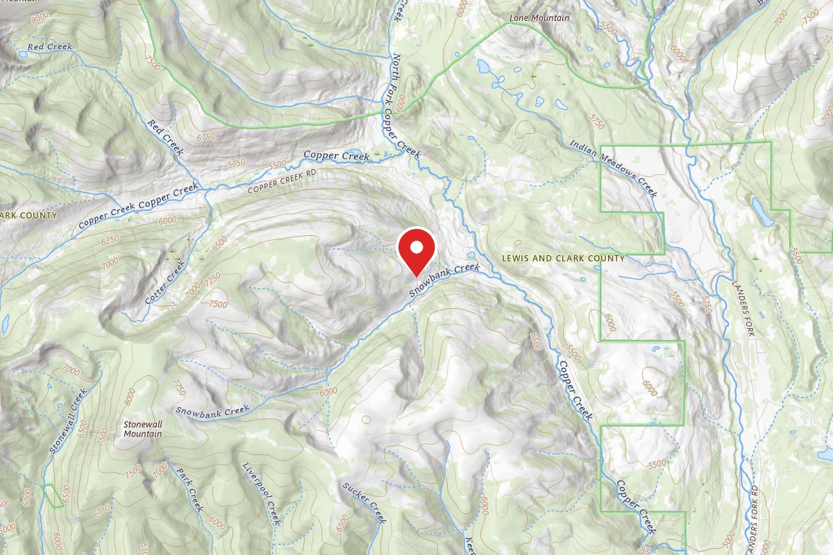 Helena-Lewis and Clark Dispersed Campsite COPPER CREEK RD 330-003A