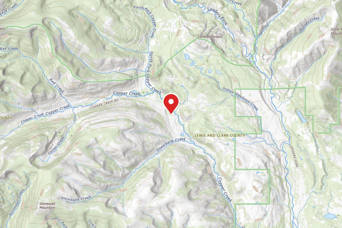 Helena-Lewis and Clark Dispersed Campsite COPPER CREEK RD 330-003C