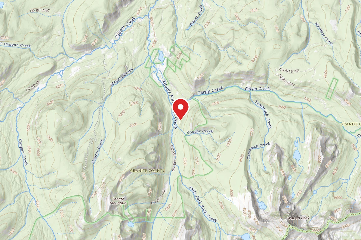 Beaverhead-Deerlodge Dispersed Campsite UPPER MIDDLE FRK ROCK CRK-003A