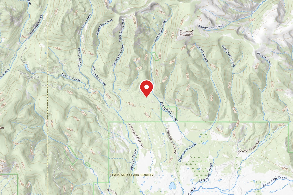 Helena-Lewis and Clark Dispersed Campsite PARK CREEK RD 607-002A