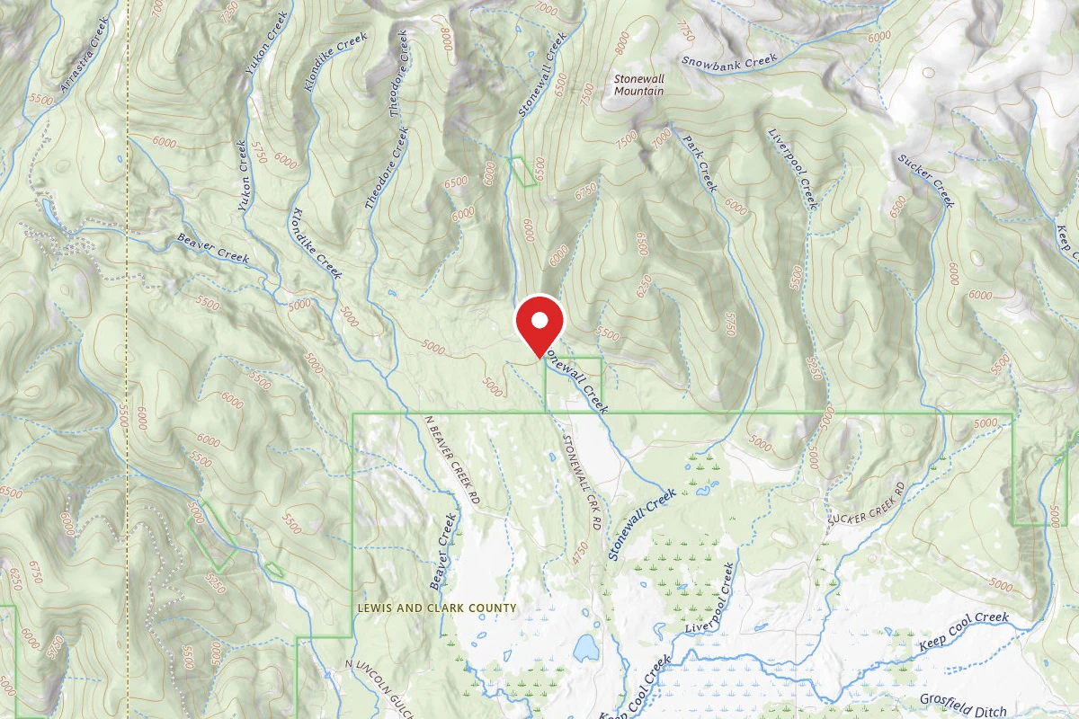 Helena-Lewis and Clark Dispersed Campsite PARK CREEK RD 607-001A