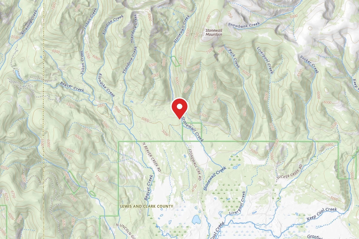 Helena-Lewis and Clark Dispersed Campsite PARK CREEK 607-001B