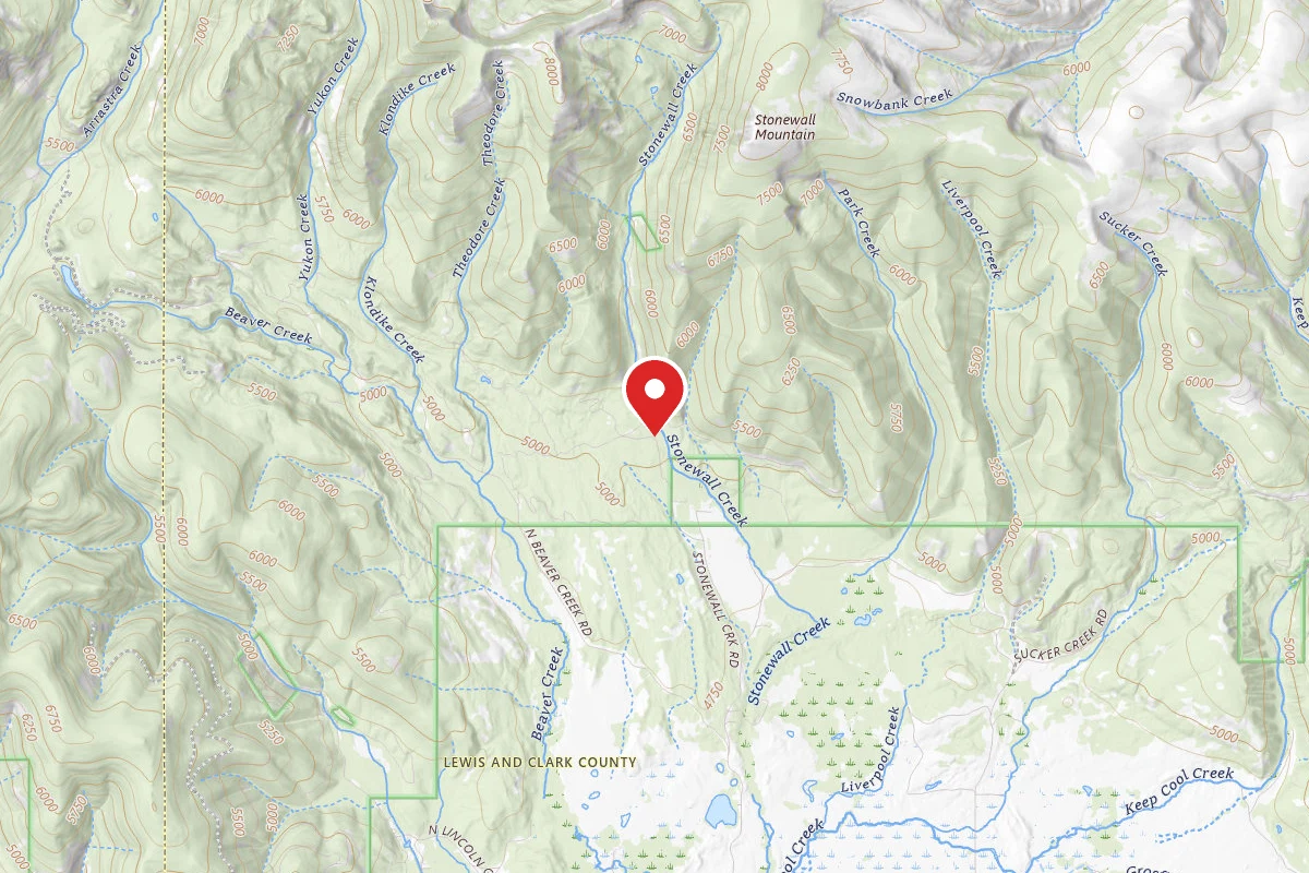 Helena-Lewis and Clark Dispersed Campsite PARK CREEK RD 607-001D
