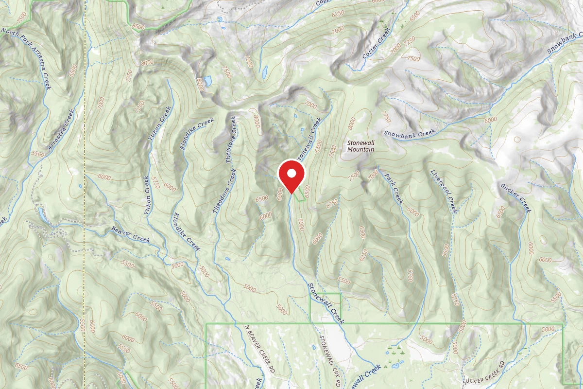Helena-Lewis and Clark Dispersed Campsite PARK CREEK RD 607-003B