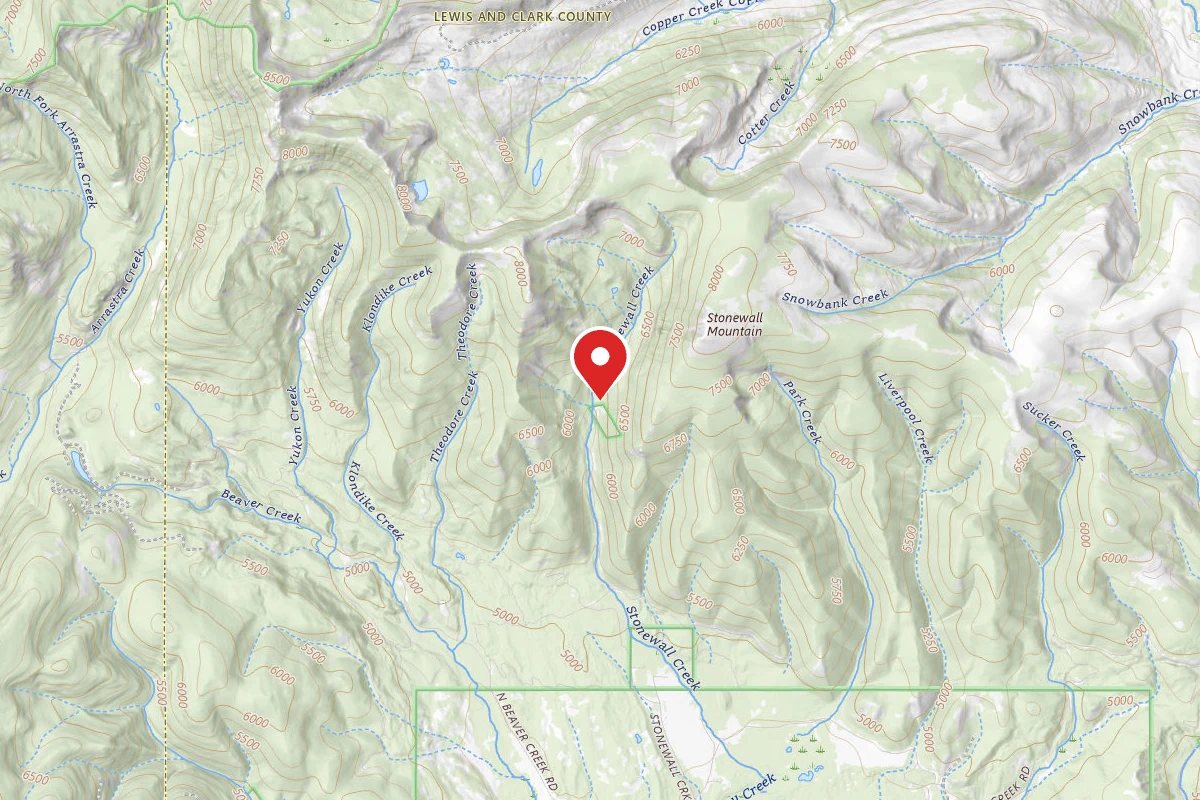Helena-Lewis and Clark Dispersed Campsite PARK CREEK RD 607-003D