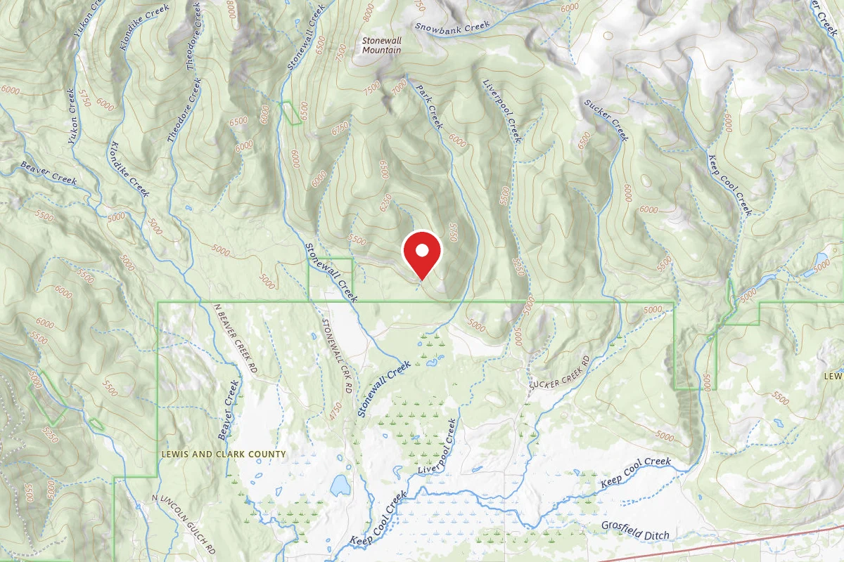 Helena-Lewis and Clark Dispersed Campsite PARK CREEK RD 607-005