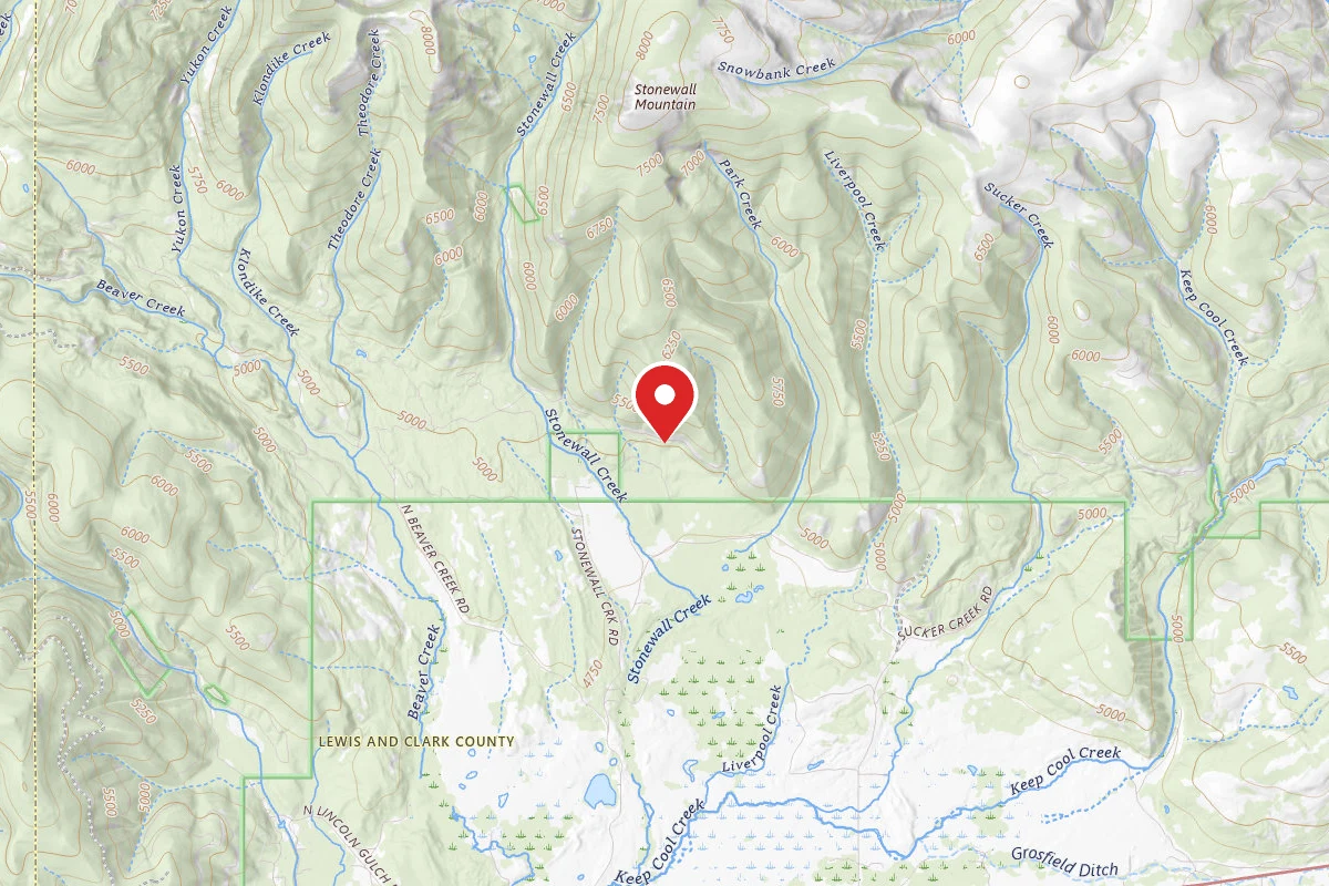Helena-Lewis and Clark Dispersed Campsite PARK CREEK RD 607-006