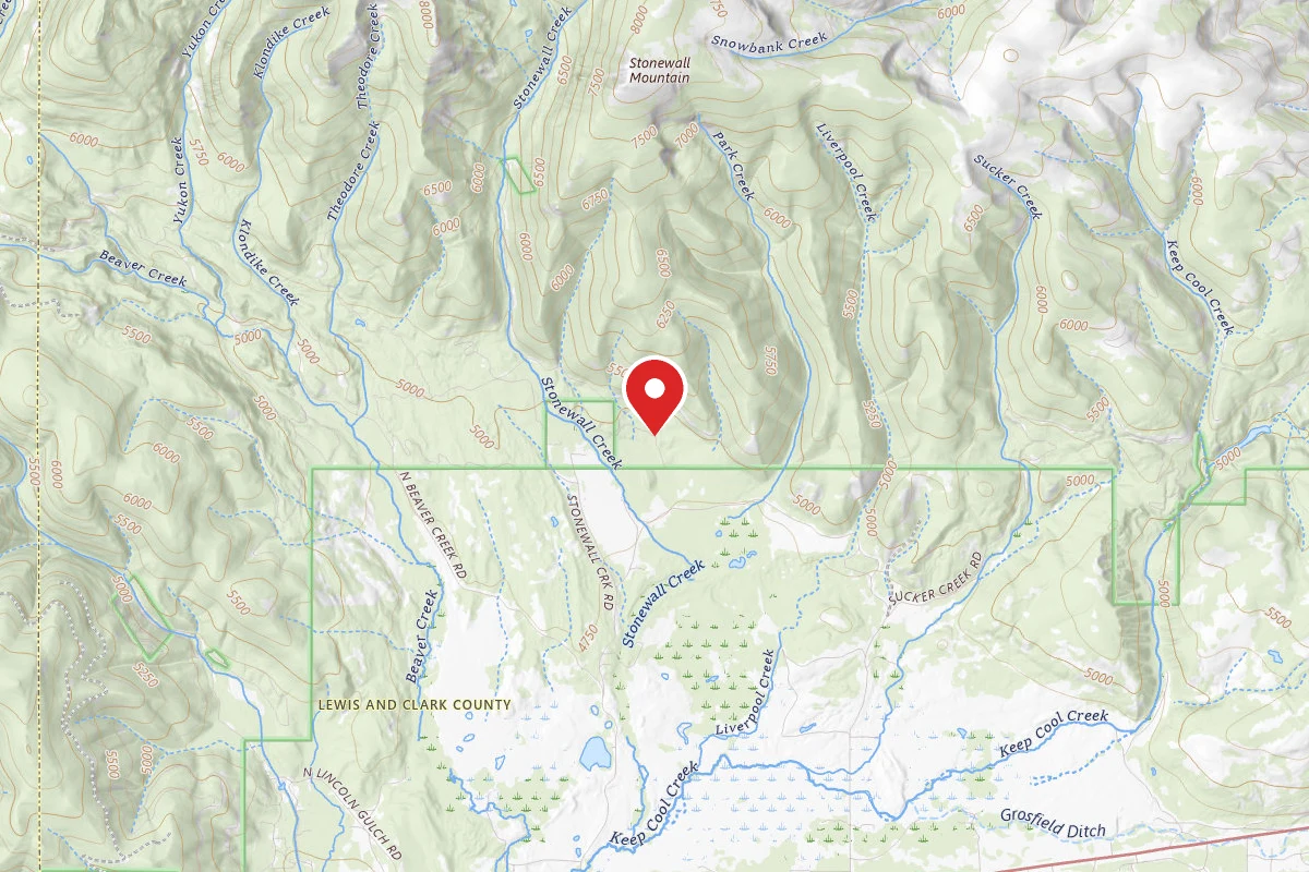 Helena-Lewis and Clark Dispersed Campsite PARK CREEK RD 607-007