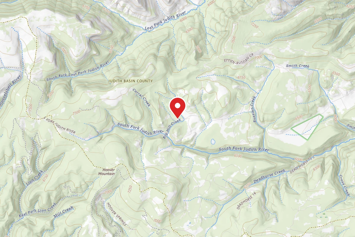 Helena-Lewis and Clark Dispersed Campsite S. FORK JUDITH RD 487-1