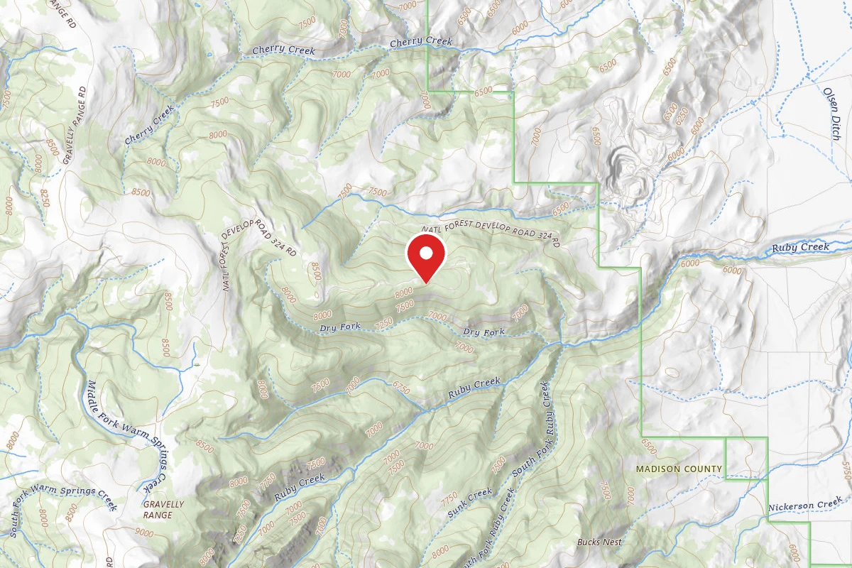 Beaverhead-Deerlodge Dispersed Campsite FS324 02