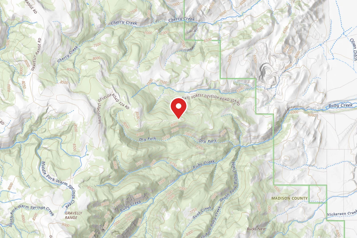 Beaverhead-Deerlodge Dispersed Campsite FS324 03