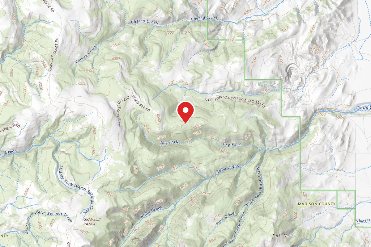 Beaverhead-Deerlodge Dispersed Campsite FS324 05