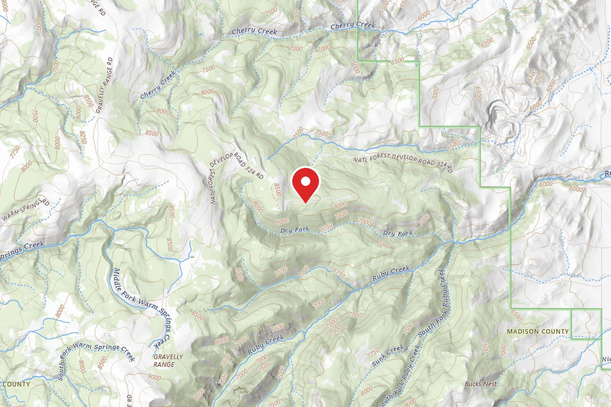 Beaverhead-Deerlodge Dispersed Campsite FS324 06