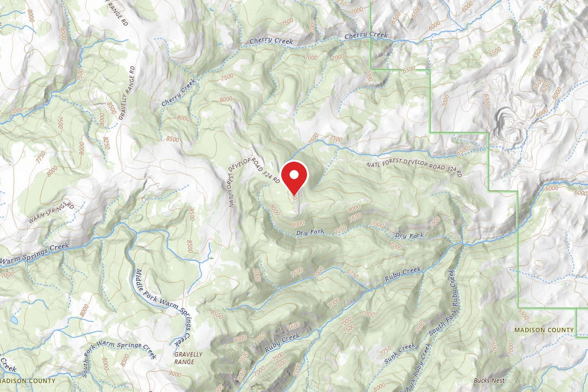 Beaverhead-Deerlodge Dispersed Campsite FS324 08