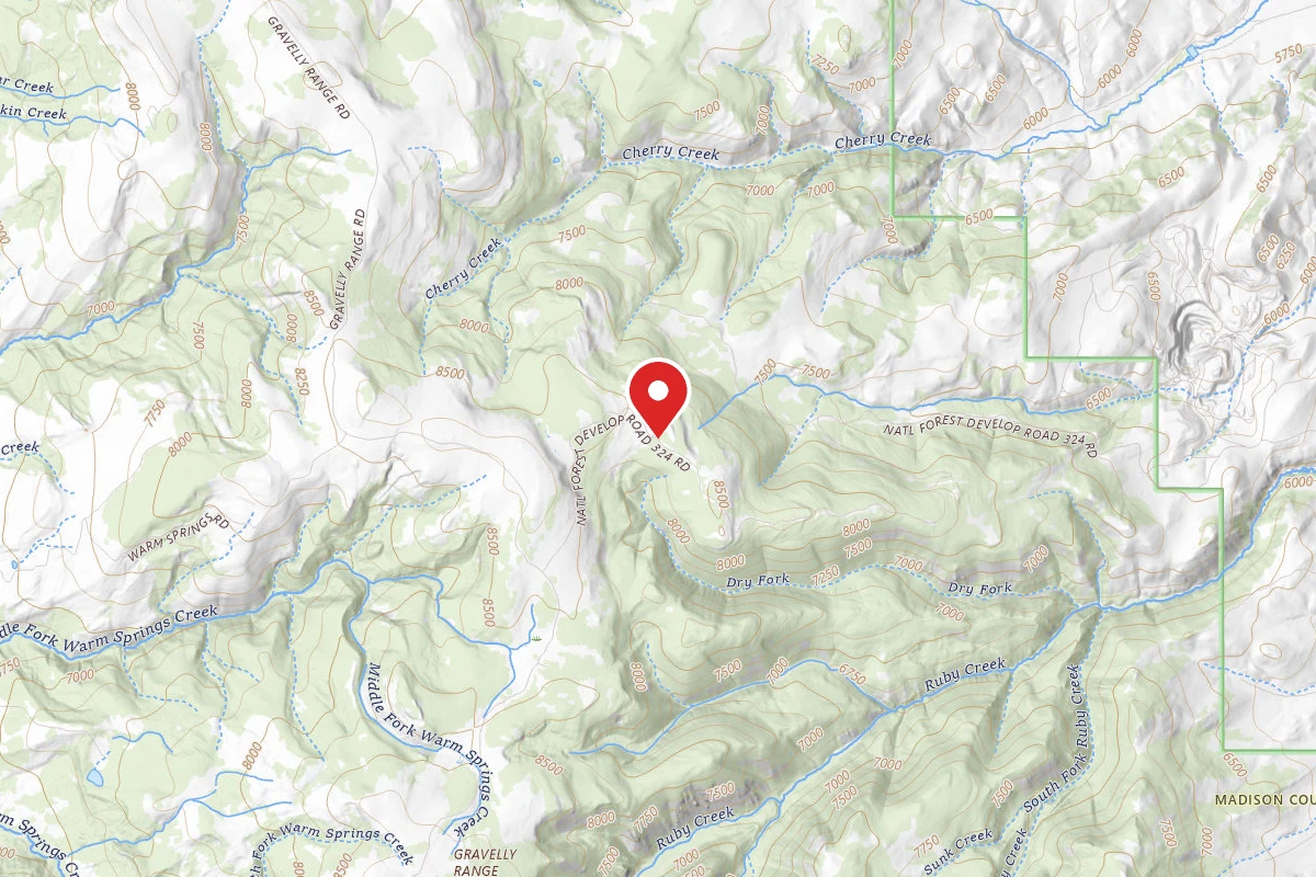 Beaverhead-Deerlodge Dispersed Campsite FS324 09