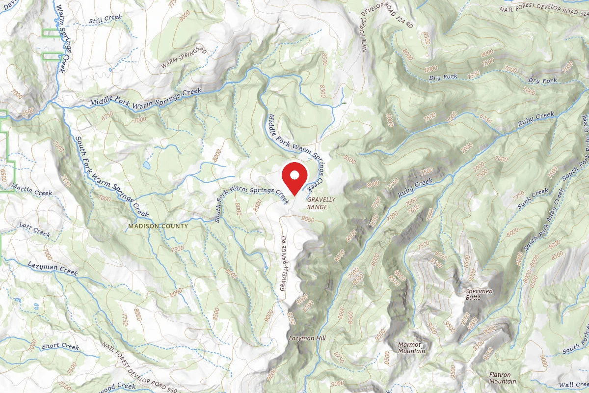 Beaverhead-Deerlodge Dispersed Campsite FS290(7/14)-02B