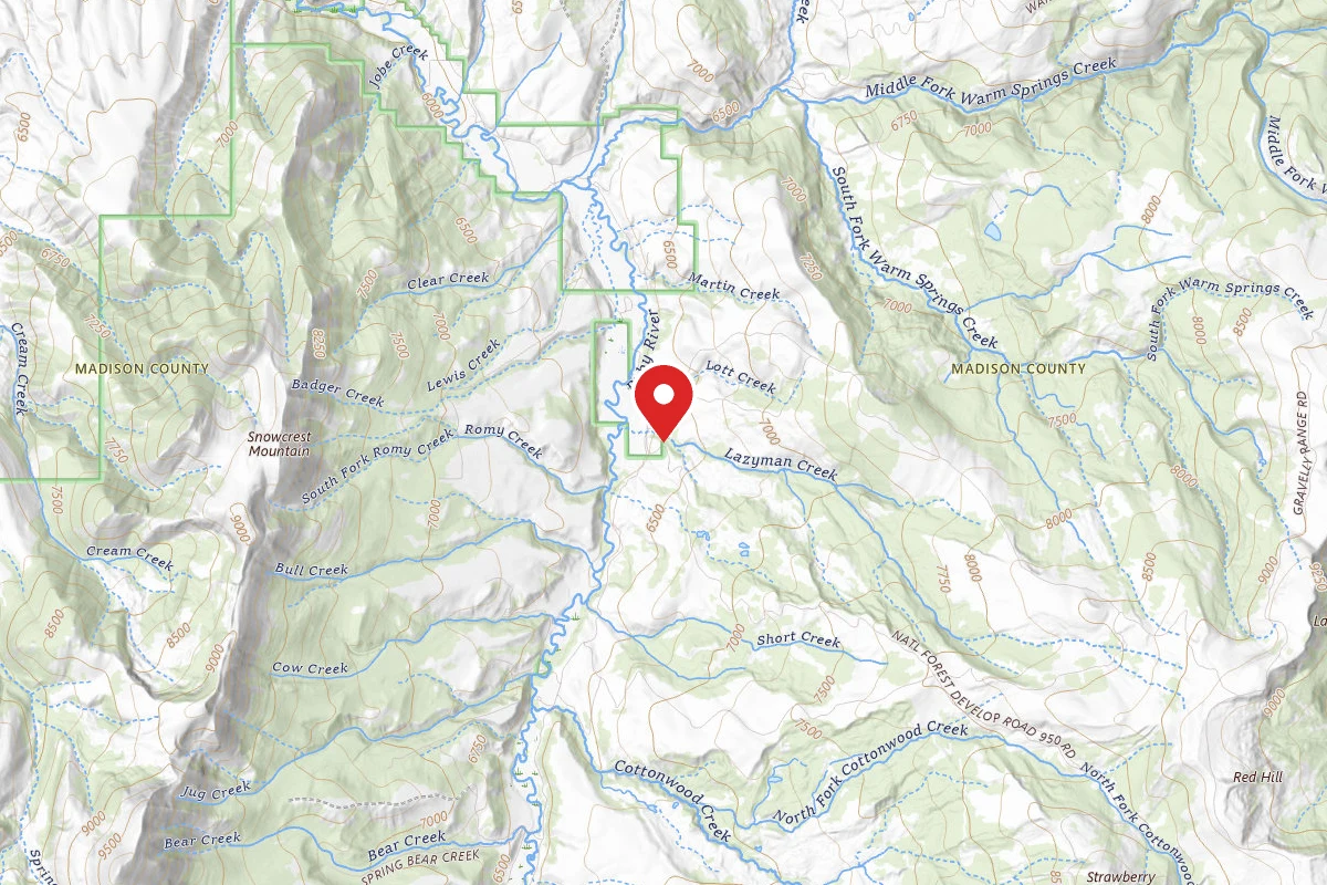Beaverhead-Deerlodge Dispersed Campsite FS1244-02