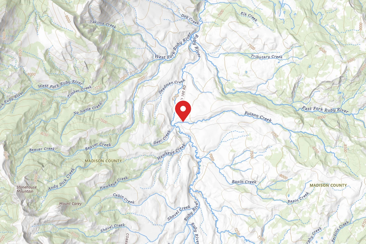 Beaverhead-Deerlodge Dispersed Campsite FS6100-01