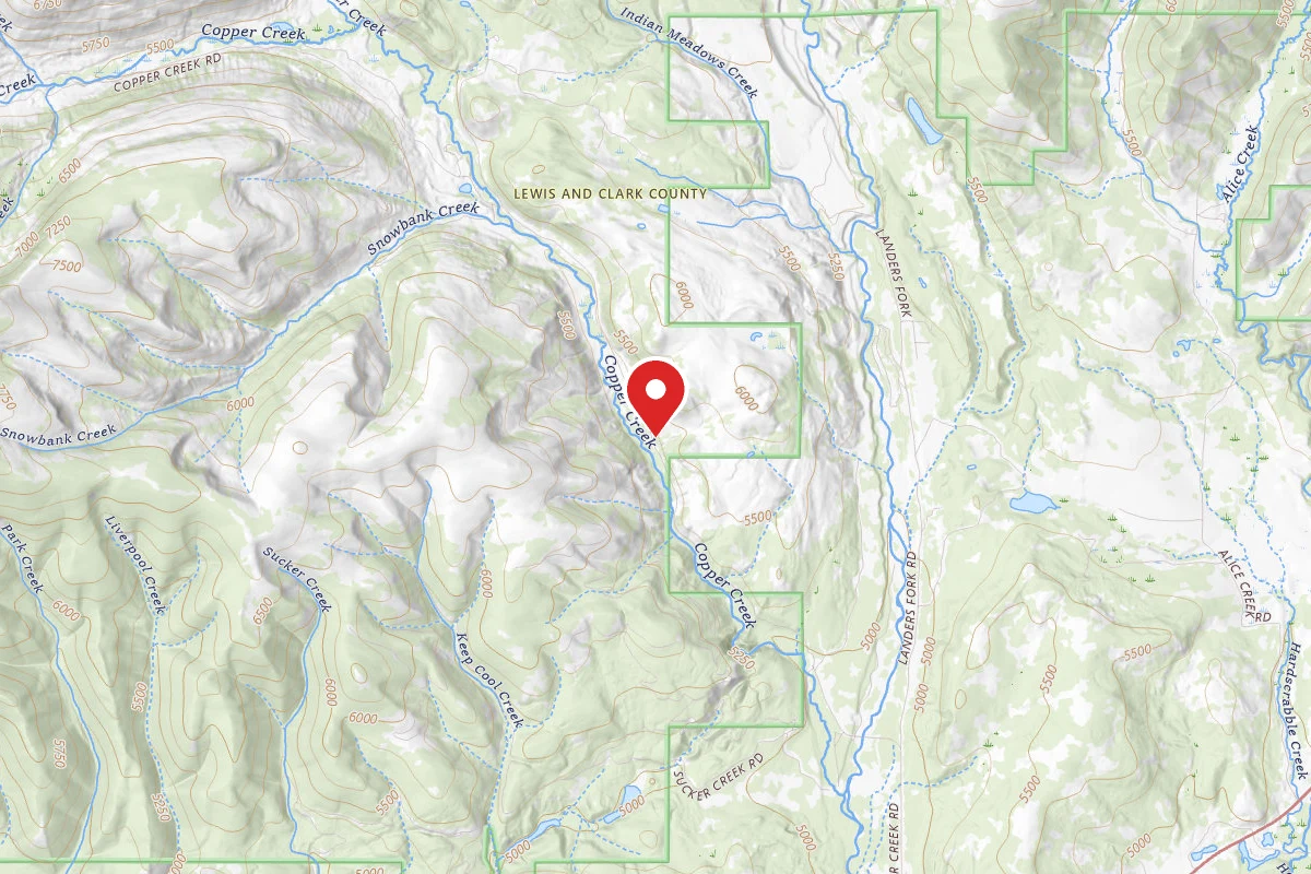 Helena-Lewis and Clark Dispersed Campsite COPPER CREEK RD 330-007A