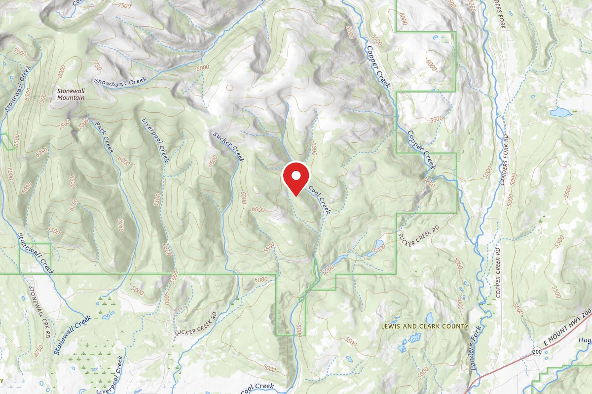 Helena-Lewis and Clark Dispersed Campsite N. FORK KEEP COOL CRK RD 1821-009A