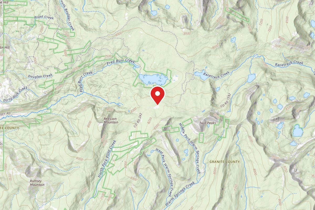 Beaverhead-Deerlodge Dispersed Campsite FRED BURR-003