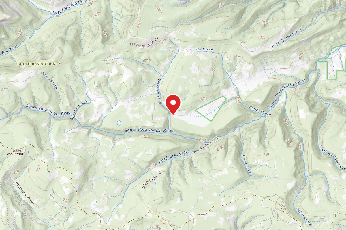 Helena-Lewis and Clark Dispersed Campsite S FORK JUDITH RD 487-3