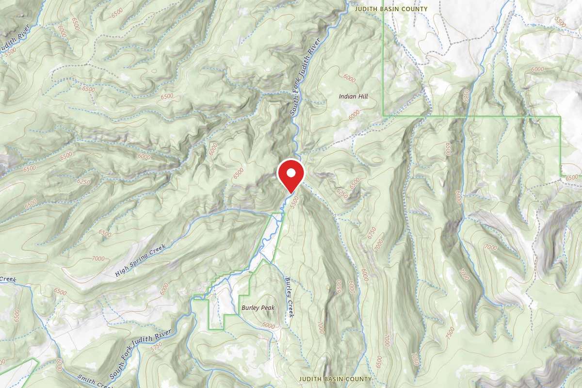 Helena-Lewis and Clark Dispersed Campsite S FORK JUDITH RD 487-7
